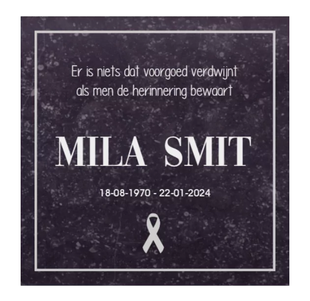 Gedenksteen Vierkant - Afbeelding 8