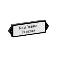 Klassiek gelaagd naambord Retro look- 170×50 mm. (art. 502)