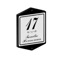 Naambord huis Retro look 170×120 mm (512)