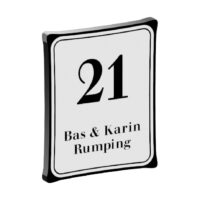 Retro look naamplaat – 250×200 mm (art. 522)