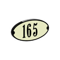 Retro look nummerbordje – 195×105 mm. (art. 537)