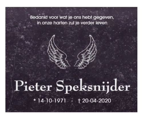 Moderne Gedenksteen - Hardsteen - Afbeelding 12