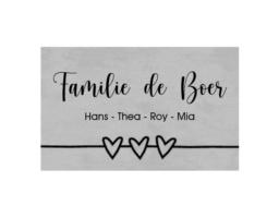 Naambord Beton Liggend