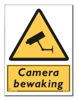 Waarschuwing Camera bewaking (DWA24)