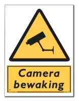 Waarschuwing Camera bewaking (DWA24)