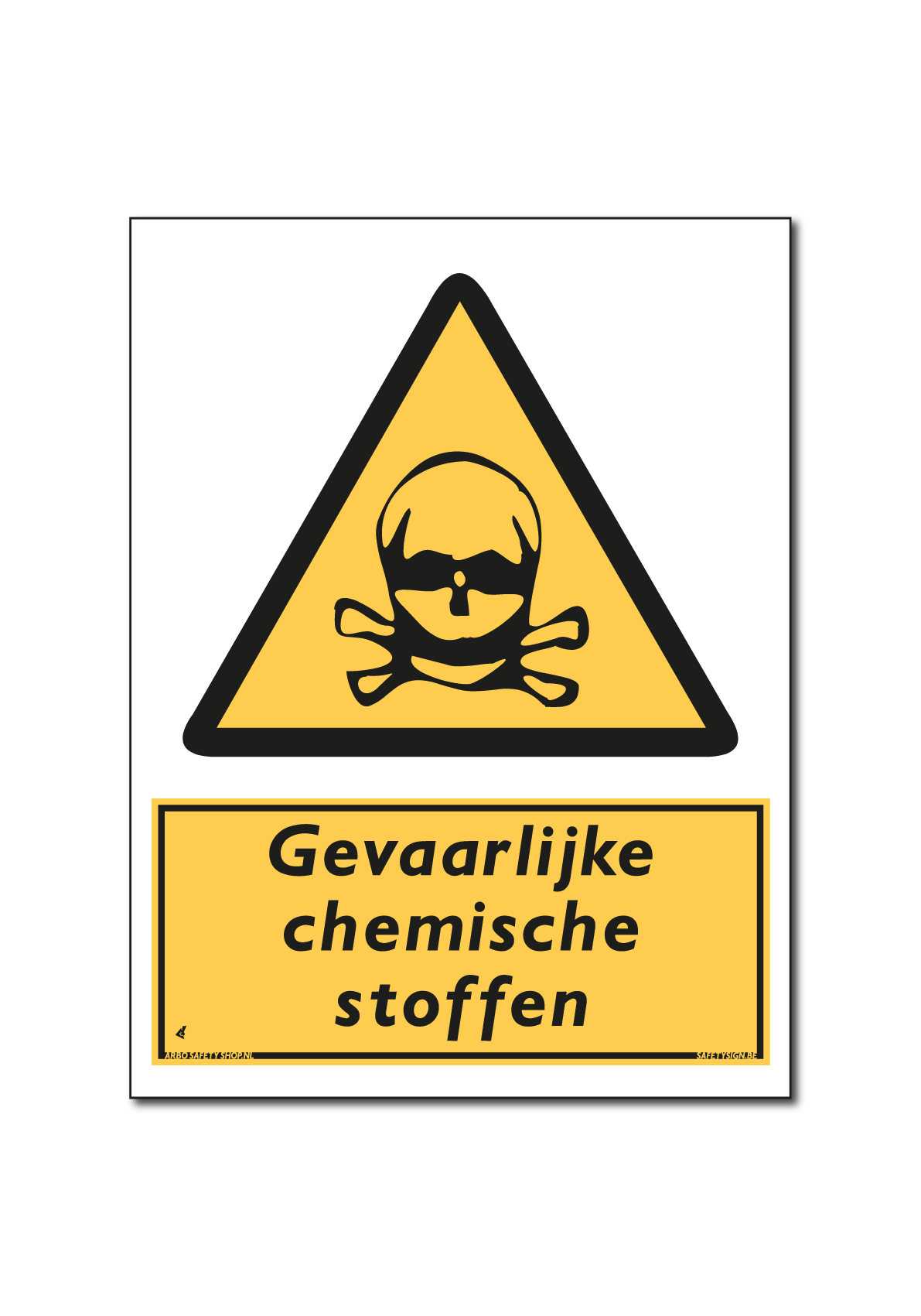 Waarschuwing Gevaarlijke chemische stoffen (DWA05)