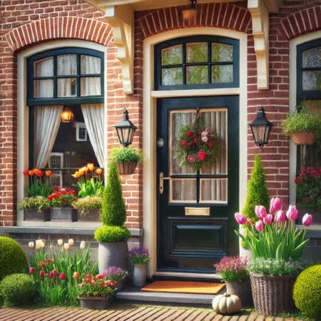 Geef je voordeur een frisse start dit voorjaar met een stijlvol naambordje