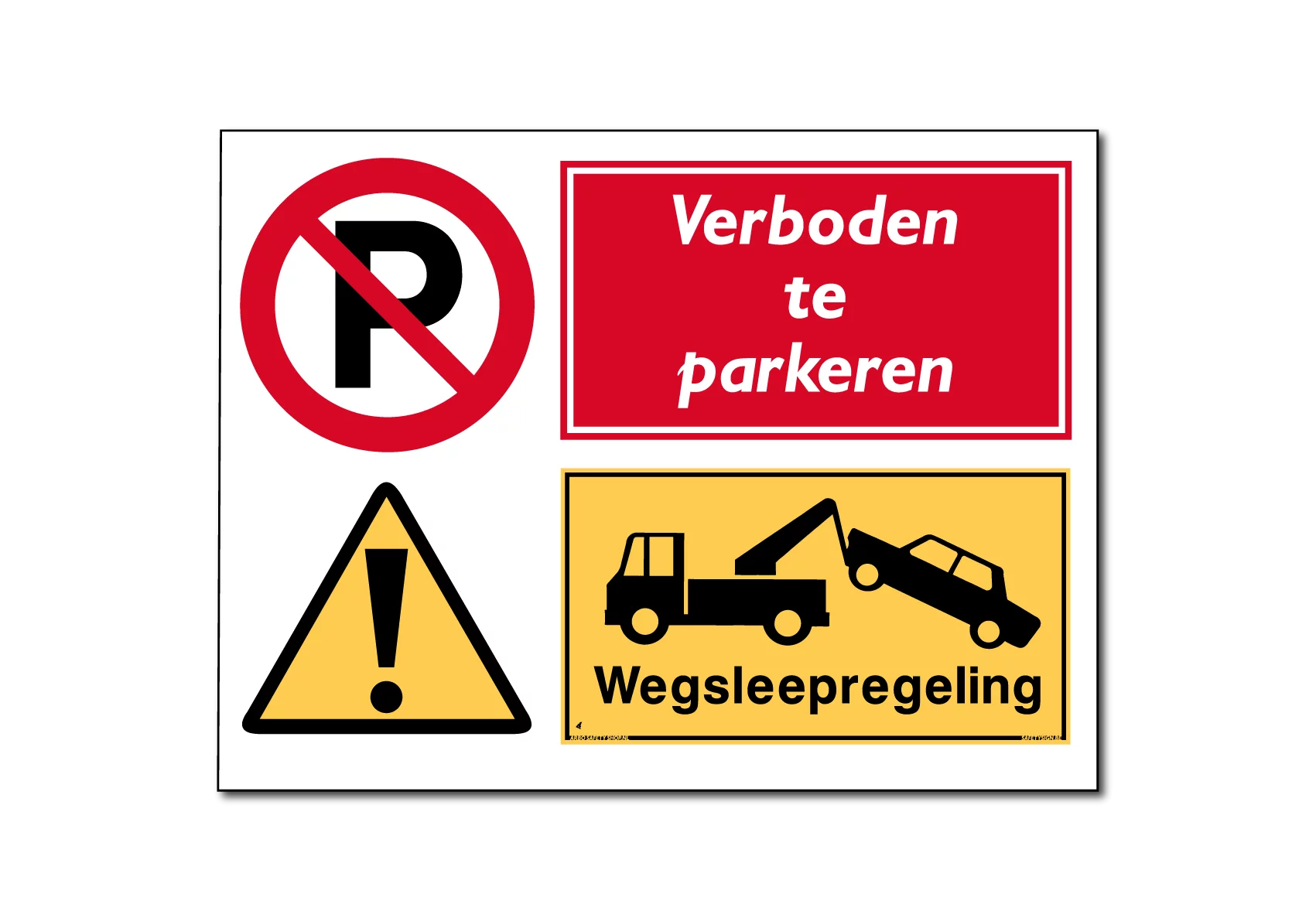 Combinatie Verboden te parkeren Wegsleepregeling (DCO64)