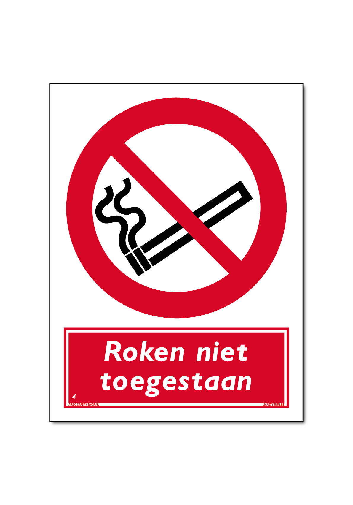 Verbod Roken niet toegestaan (DRO02)