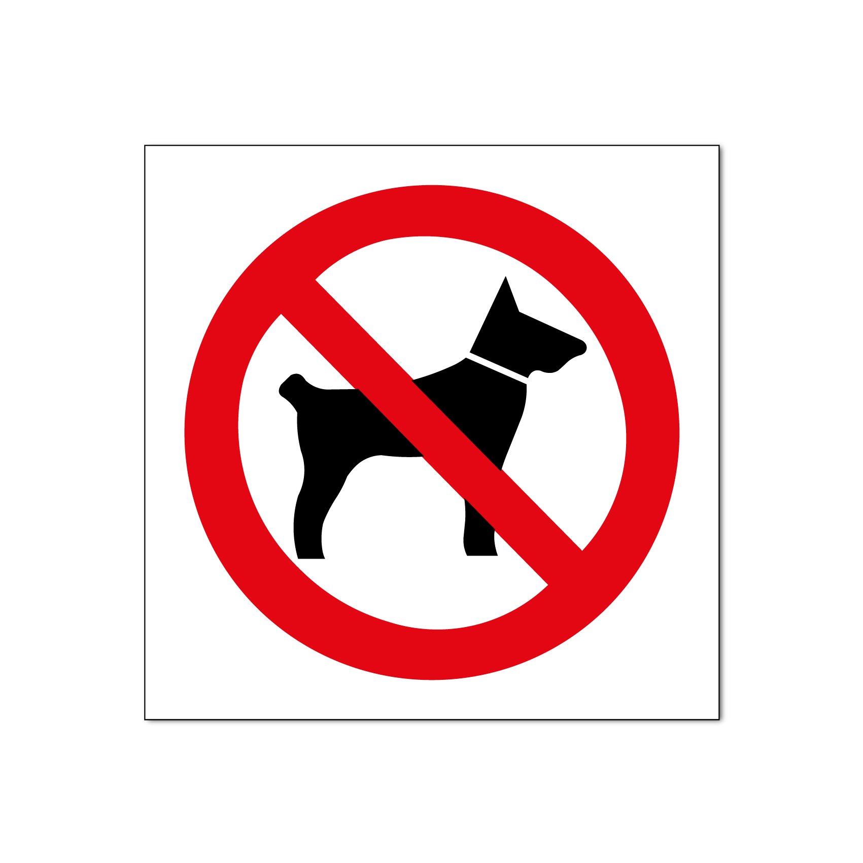 Verboden voor honden (DRO109)
