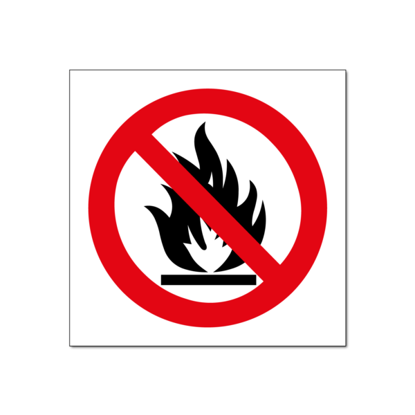 verboden vuur te maken
