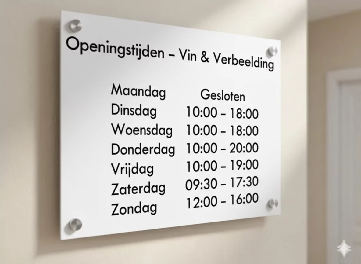 Bedrijfsbord Zelf ontwerpen - Afbeelding 3