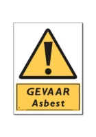 Waarschuwing GEVAAR Asbest (DWA27)