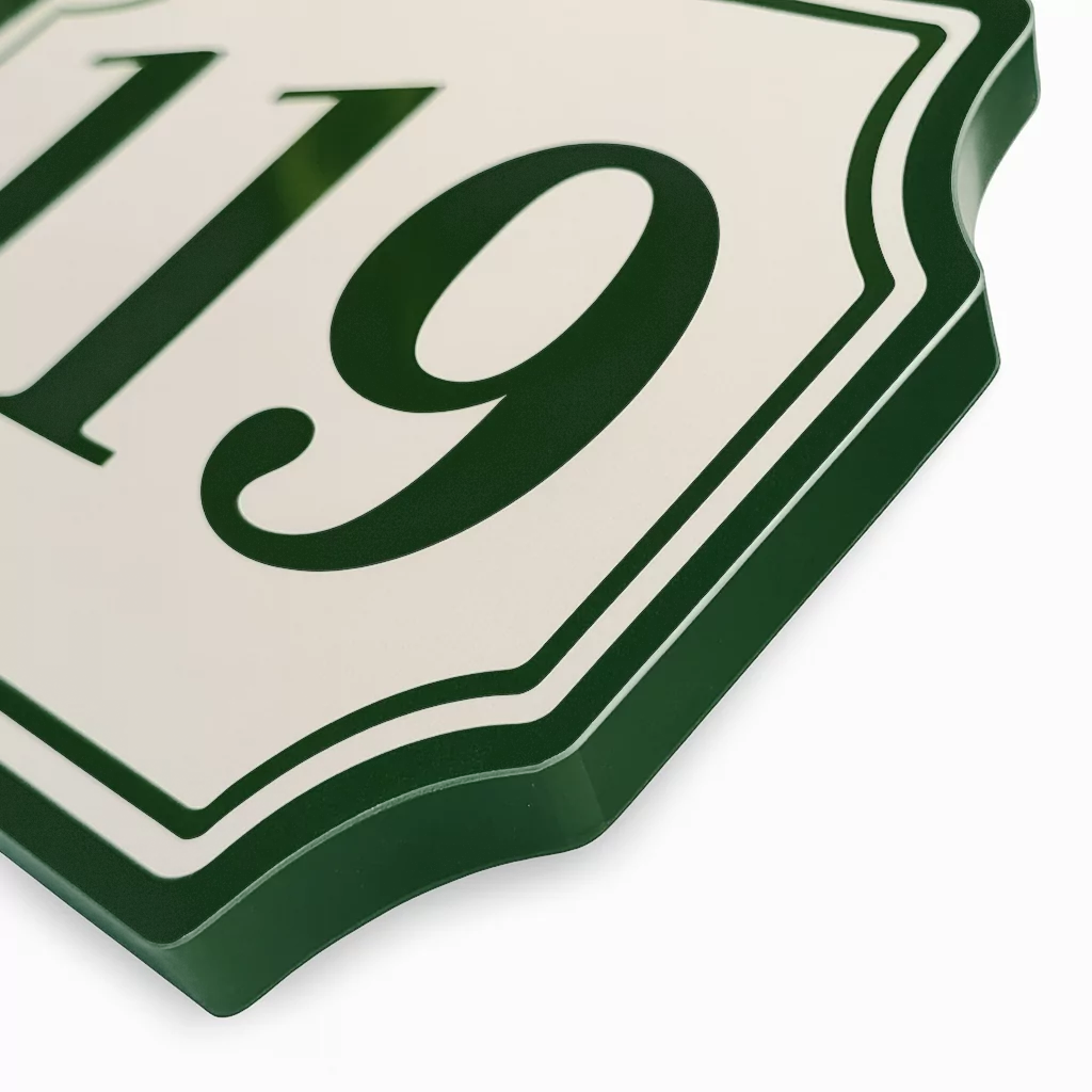 Retro look huisnummerbordje - 250x180 mm. (art. 545) - Afbeelding 7