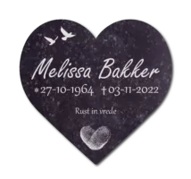 Gedenksteen Hart – Belgisch hardsteen