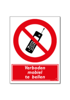 Verbod Mobiele telefoons verboden (DRO10)