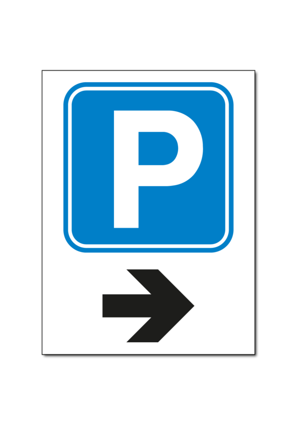 parkeerbord pijl