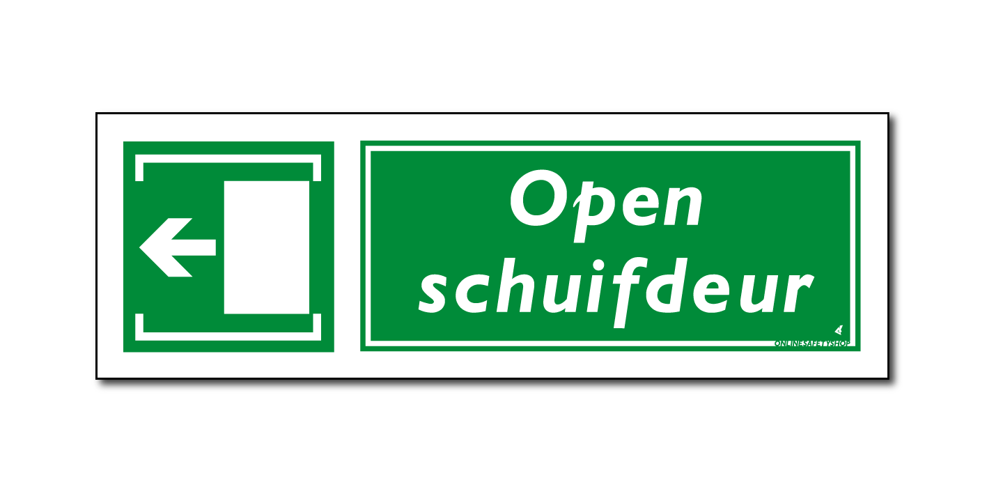 Hulpverlening Open schuifdeur (DHU15)