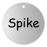 Dierenpenning Klein – Cirkel (22 mm) – Goud of Zilver