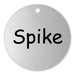 Dierenpenning Klein – Cirkel (22 mm) – Goud of Zilver