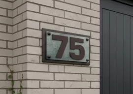 Design Betonlook Huisnummerbord