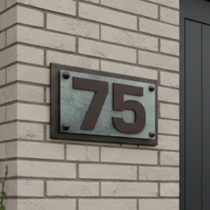 Design Betonlook Huisnummerbord