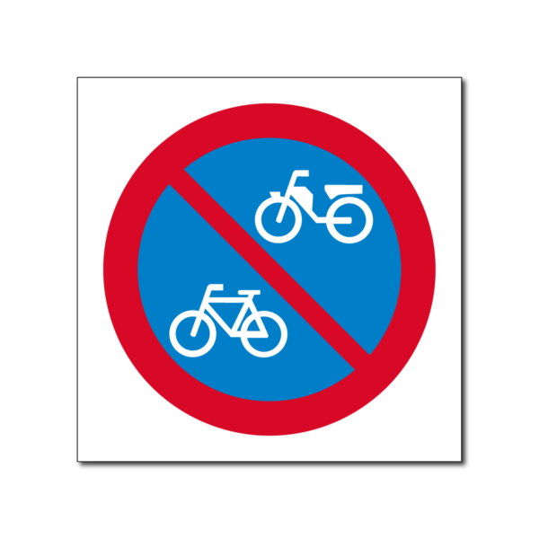 verboden fietsen en brommers te plaatsen