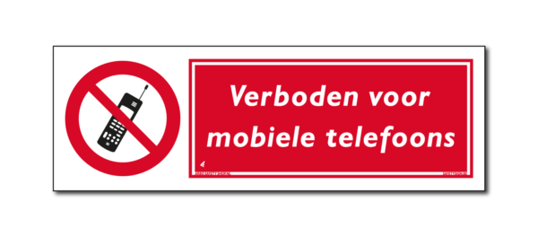 Verboden voor mobiele telefoons