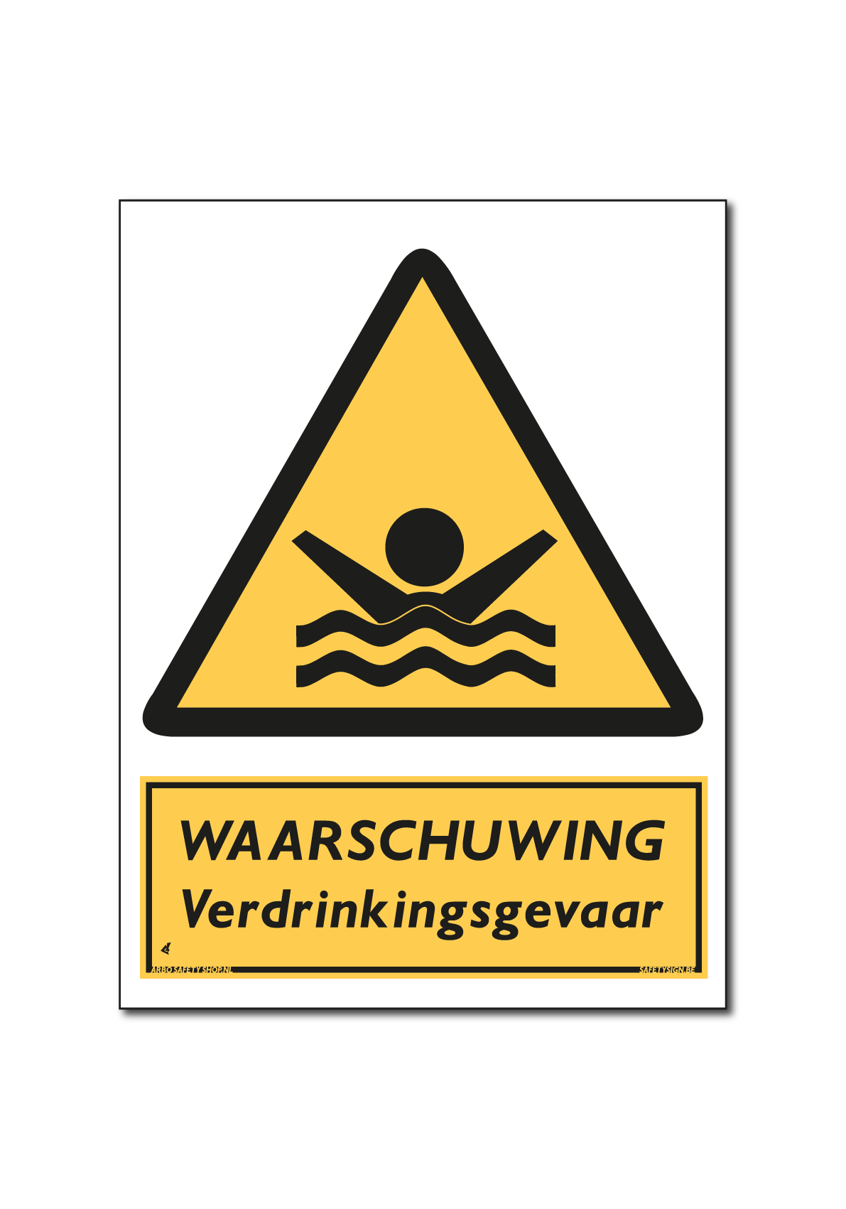 Waarschuwing WAARSCHUWING Verdrinkingsgevaar (DWA32)