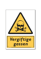 Waarschuwing Pas op vergiftige gassen(DWA04)