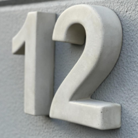 Huisnummers beton 20cm