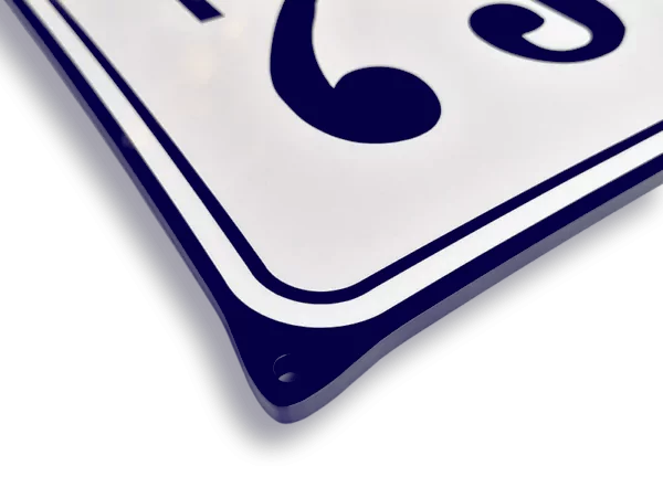 Retro look huisnummer - 200×200 mm. (art. 543) - Afbeelding 8