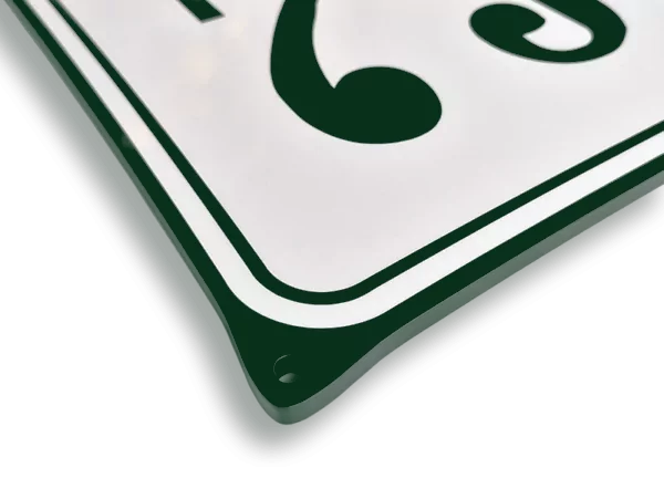 Retro look huisnummer - 200×200 mm. (art. 543) - Afbeelding 7