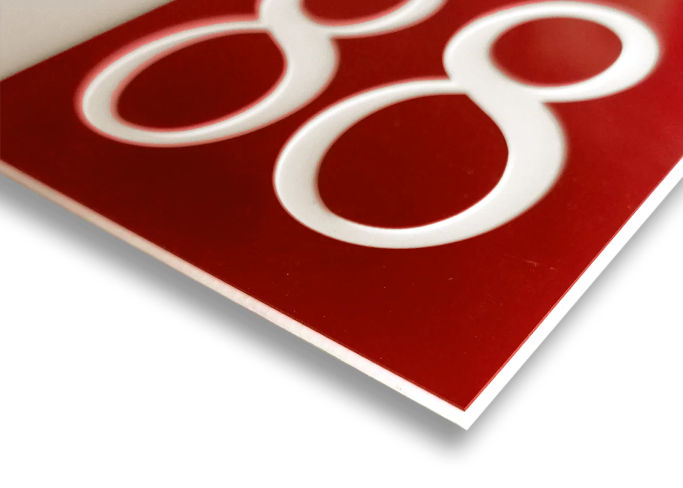 Naamplaat brievenbus kunststof 80x20 mm. (art 2) - Afbeelding 9