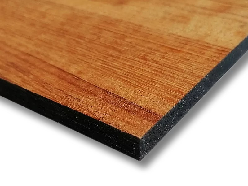 Design Teakhout/Matzwart kunststof (Art. 373) - Afbeelding 4