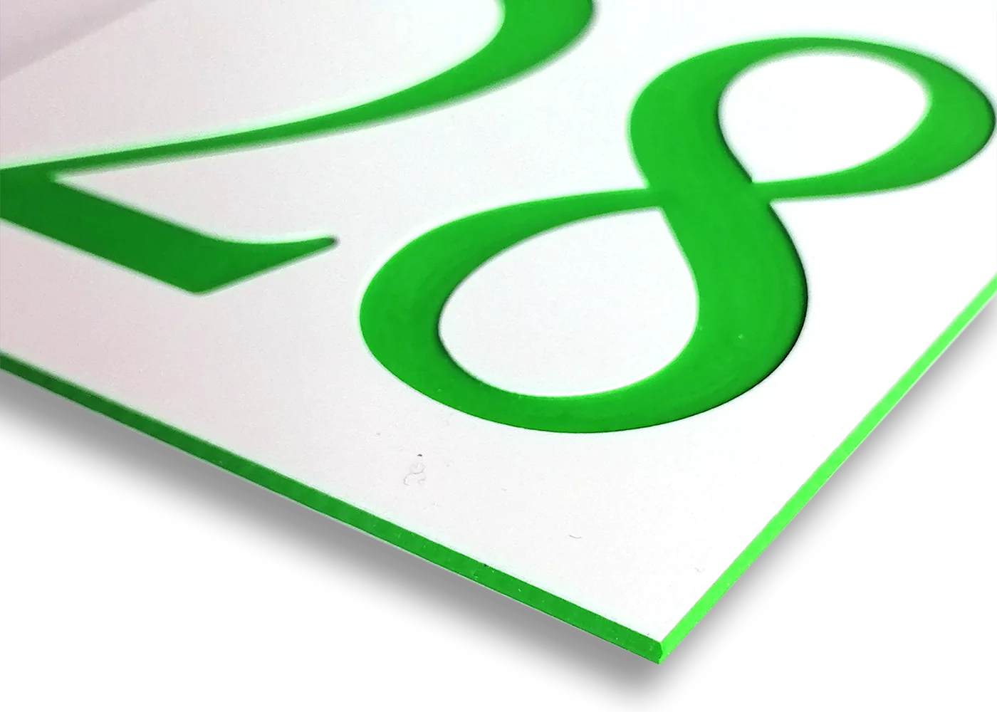 Naamplaat brievenbus kunststof 80x20 mm. (art 2) - Afbeelding 7