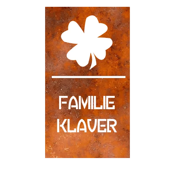 NAAMBORD CORTEN