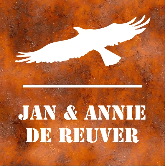 ROND NAAMBORD CORTEN