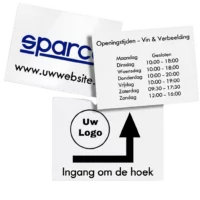 Bedrijfsbord Zelf ontwerpen